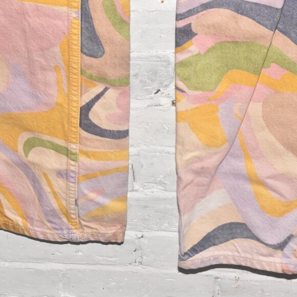 Zara Funky Retro Boot Cut Jeans Size 4 - Picture 3 of 8